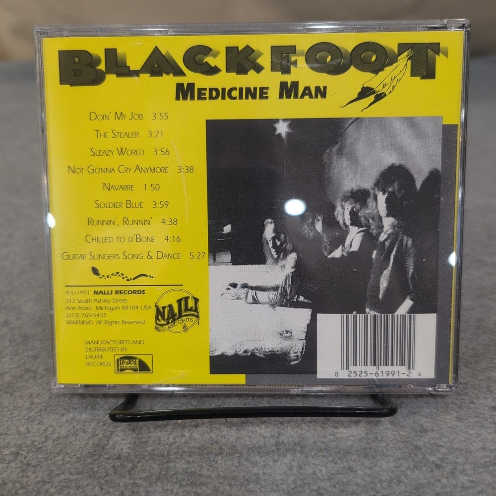 Blackfoot Medicine Man CD 1991 Southern Rock Nalli Records - Picture 2 of 3